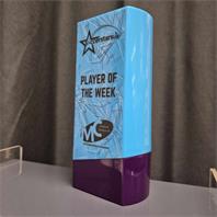 Prime Football Block Trophy Award - Custom