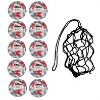 Net of 10 Mitre FA Cup Replica Training 24-25 Ball (4,5)